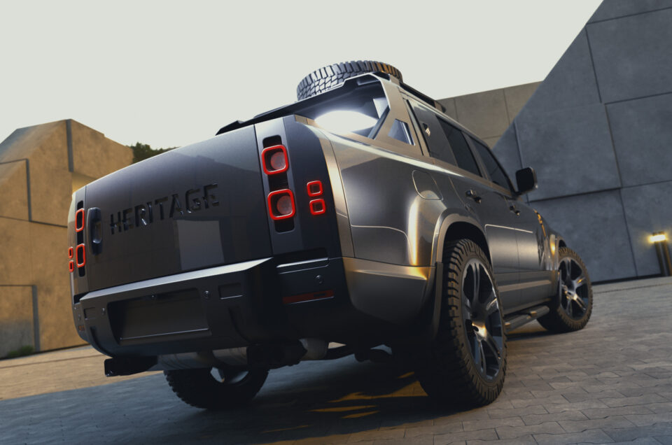 A Pickup Truck was Made from a Range Rover Defender (PHOTO)
