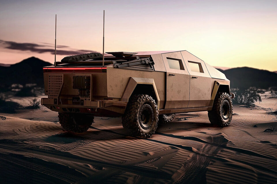 Tesla Cybertruck Prepared for the Apocalypse (PHOTO)