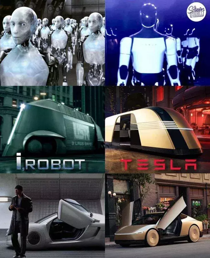 I Robot vs Tesla