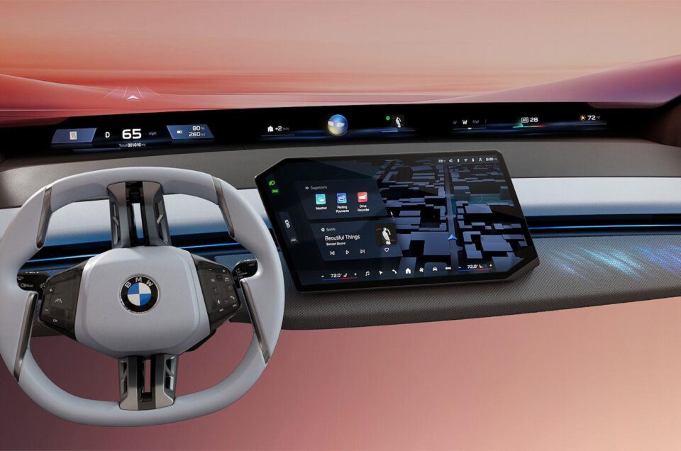 BMW представила новую систему iDrive с дисплеем на все лобовое стекло (ВИДЕО)