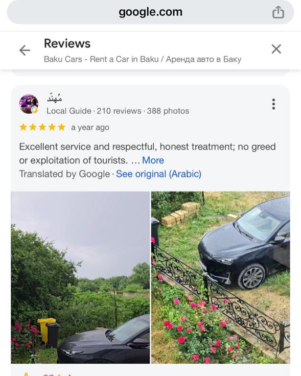 BAKU CARS Reviews