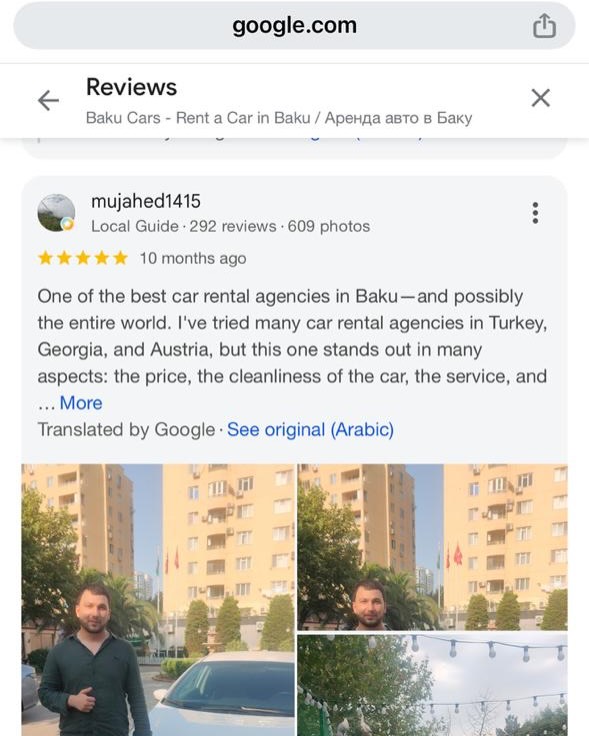 BAKU CARS Reviews