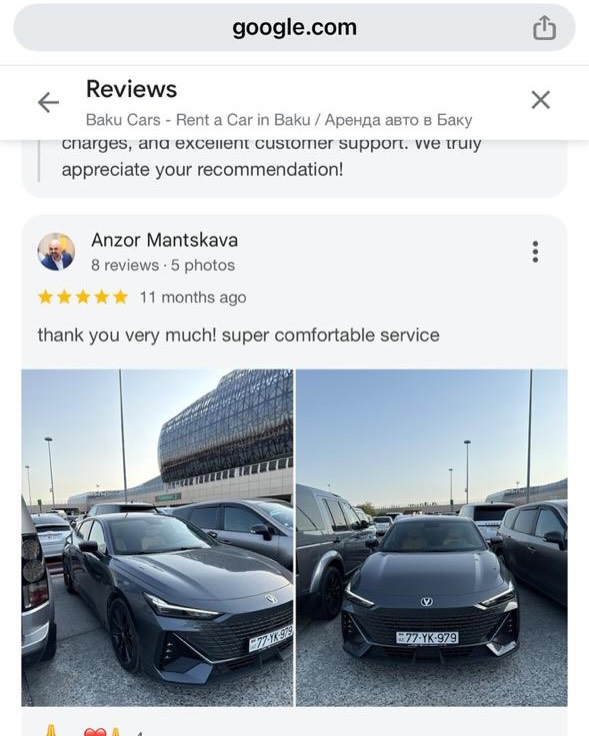 BAKU CARS Reviews