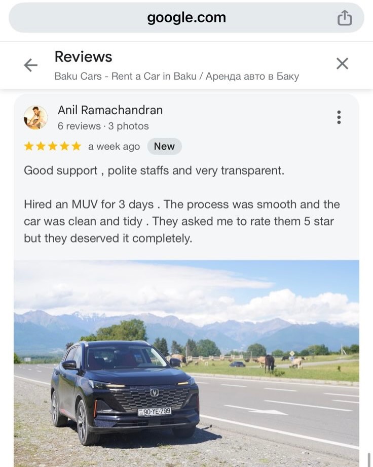 Rental Cars Baku